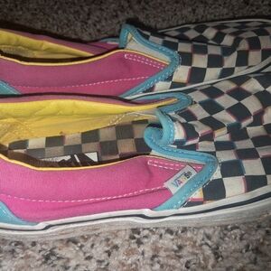 Retro checkered vans